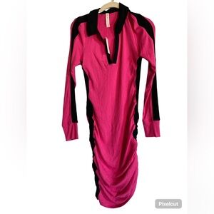 Daily Practice NWT small super stretchy sporty hot pink dress HUGE PRICE DROP